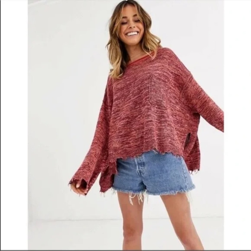 FREE PEOPLE “ Prism Soace Dye” sweater